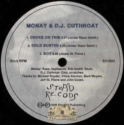 Monay & DJ Cuthroat - Choke On This