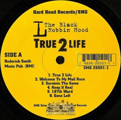 L The Black Robin Hood - True 2 Life