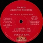 Duke Of Earl - Let Me Suit Your World