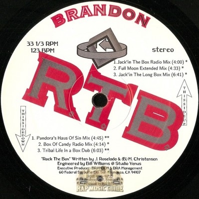 Brandon - Rock The Box