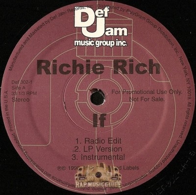 Richie Rich - If / Straight Mail