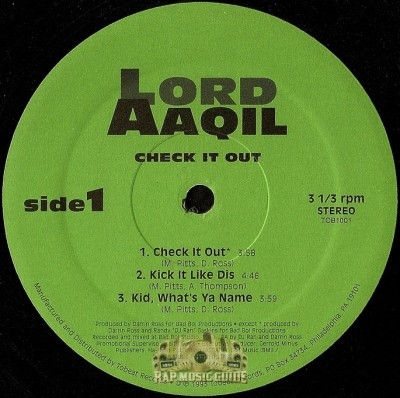 Lord Aaqil - Check It Out