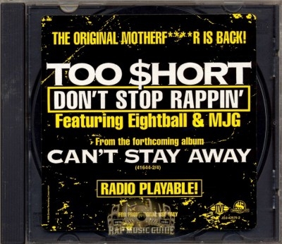 Too Short - Don't Stop Rappin'