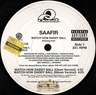 Saafir - Watch How Daddy Ball