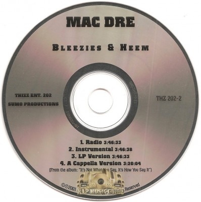 Mac Dre - Bleezies & Heem
