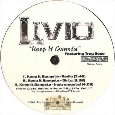 Livio - Keep It Gangsta