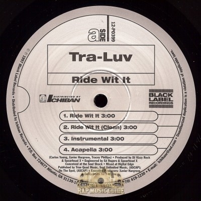 Tra-Luv - Ride Wit It/ Rock Dat Body
