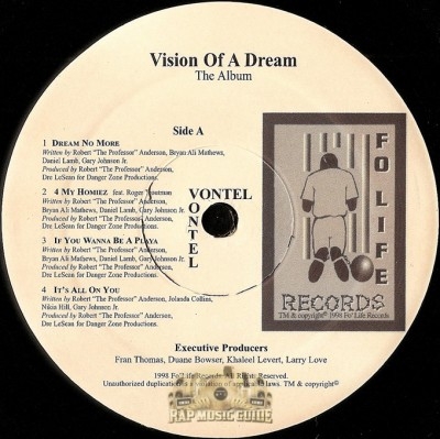 Vontel - Vision Of A Dream
