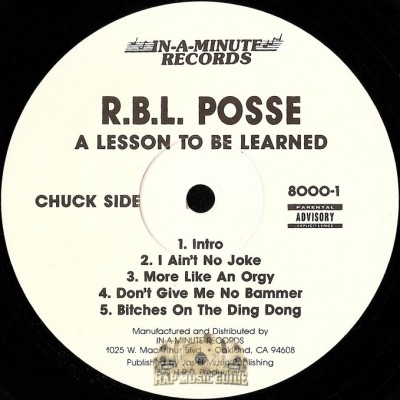 R.B.L. Posse - A Lesson To Be Learned
