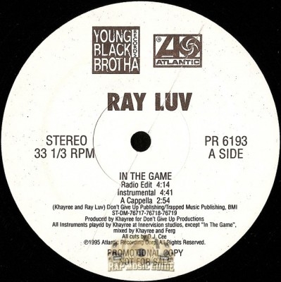 Ray Luv - In The Game