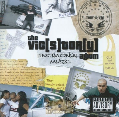 Tony Vic - The Vic(S)tory Album: Testimonial Music