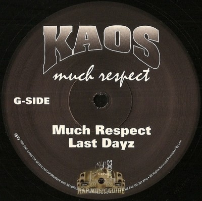 Kaos - Much Respect