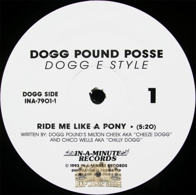 Dogg Pound Posse - Ride Me Like A Pony