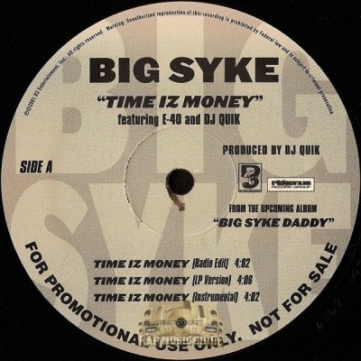 Big Syke - Time Iz Money